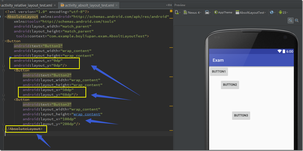 Android开发自学笔记(Android Studio)—4.1布局组件