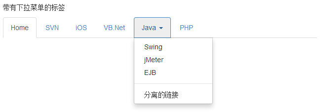 下拉菜单（Dropdown） JavaScript 插件