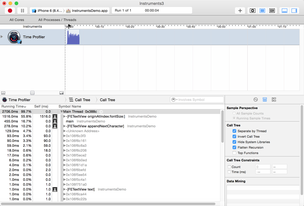 iOS开发-Instruments性能调优
