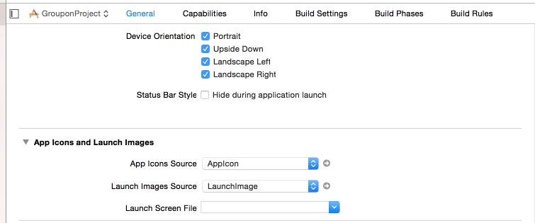 iOS开发-xCode6(iOS 8)中应用程序图标和启动页面设置