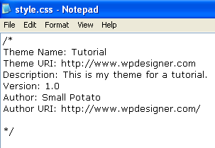 WordPress主题开发教程十八：Style.css 和 CSS 介绍